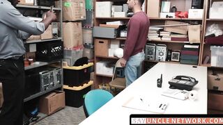 SayUncleNetwork.com - Officer's thick BBC impales perp for a raw punishment session