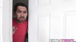 Tattooed babe Natalia Mendez fucked hardcore in the kitchen