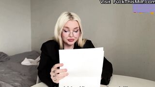 A strict teacher with a big ass, in stockings, taught a history lesson.