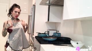 Joanna Angel fucked herself with dildo