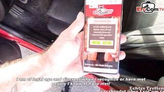 Real German teenie anal Date Pickup with College Girl cunt with mouth pov