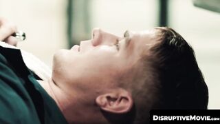 DisruptiveMovie.com - Mechanic Roman Todd bends twink Brandon Anderson over for a qui