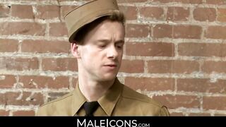 MaleIcons.com - Muscular prisoner Ty overpowers his twink captor Liam with a hard and