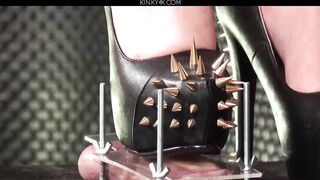 Cbt And The High Heels With Spikes