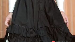 Crossdresser Rides His Fucking Machine