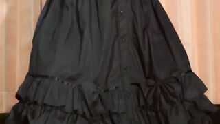 Crossdresser Rides His Fucking Machine