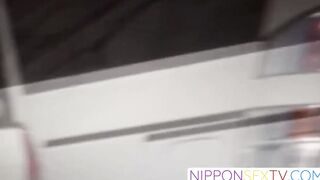 NipponSexTV.com - Voyeur outdoor video captures young Japanese girls pissing