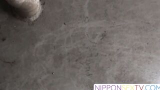 NipponSexTV.com - Voyeur outdoor video captures young Japanese girls pissing