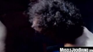 MuscleJockBound.com - Wrestler's dominance over lover with his massive cock in an int