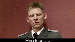 MaleIcons.com - Horny captain Rob bangs his huge dick into Brandon's tight hole with