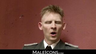 MaleIcons.com - Horny captain Rob bangs his huge dick into Brandon's tight hole with