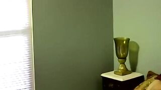 Ebony gay demonstrates his excellent cock sucking technique