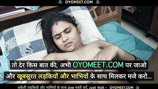 Naughty Devar Romance with Her Horny Bhabhi Alone in the Night
