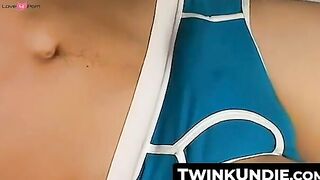 TwinkUndie.com - Twink Shane's POV film of Jeremiah's red underwear jerk off