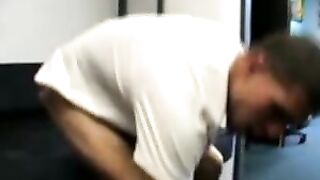 Masturbation and big dick blowjob with twinks with tats
