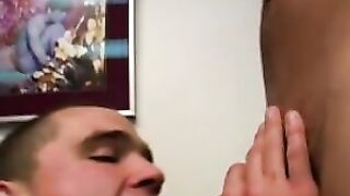 Masturbation and big dick blowjob with twinks with tats