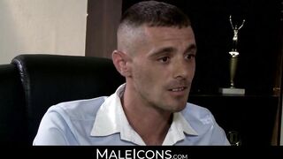 MaleIcons.com - Counselor Brent encourages Doug by banging his tight hole with passio