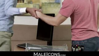 MaleIcons.com - Counselor Brent encourages Doug by banging his tight hole with passio