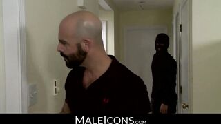 MaleIcons.com - Alex the thief gets handled and anal fucked by powerful Adam's big an