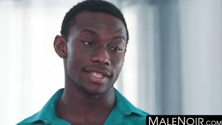 MaleNoir.com - Parker Payne offers his big black dick to handsome Nick Fitt for a rou