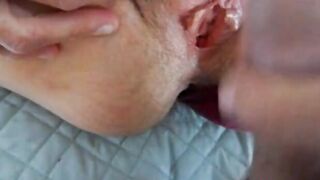Hairy Pussy Exposed by Horny Amateur