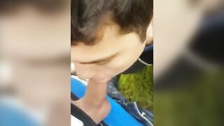 What He Does With His New iPhone: Gay Amateur Webcam Blowjob