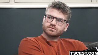 Beefy DILF finds out that his son is a FTM!