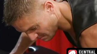 CentralFisting.com - Four gay studs engage in a dick-sucking, fist-fucking hardcore o