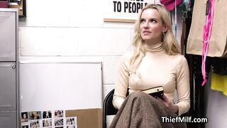 Cougar caught with some stolen dildos