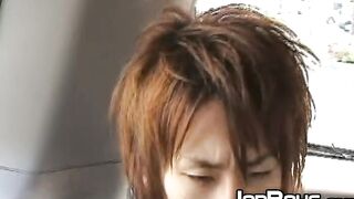 Passionate blowjobs for a nice pair of skinny Japanese dudes