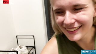 goddess Sex Inside The Stairwell! - Lolipop & Mark Pirson