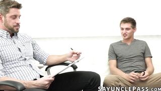 Johnny Ford helps twink Ashton Silvers in his sexual exploration