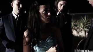 Teen wallflower faces her dates friends