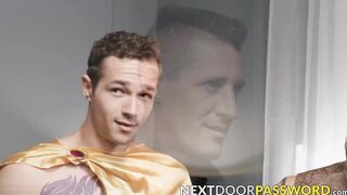Trevor Harris with some other twinks are locked in and got into some dick and anal pl