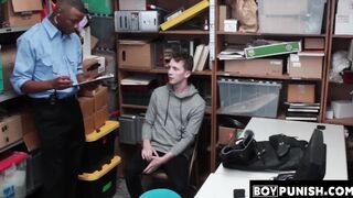 BoyPunish.com - Curly-haired twink's bareback punishment: raw fucked by a BBC for ste