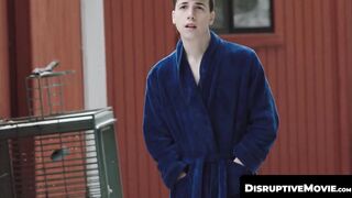 DisruptiveMovie.com - Lumberjack Daddy Ty Roderick fucks cute twink Troye Jacobs' tig