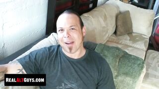 RealAltGuys.com - Nasty dick rider Mike Hawk jerks off his thick cock and ejaculates