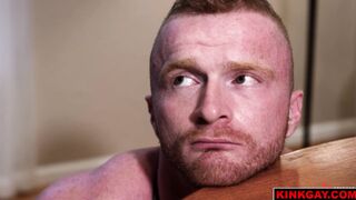 Brody and Logan on the ground getting ass fucked