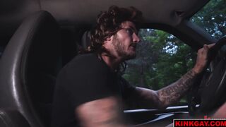 Brody and Logan on the ground getting ass fucked