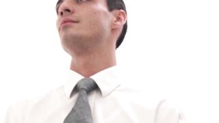 BoyMissionary.com - Bound Mormon twink's divine, sacred, erotic handjob and holy, raw