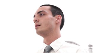 BoyMissionary.com - Bound Mormon twink's divine, sacred, erotic handjob and holy, raw