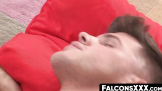 FalconsXXX.com - Deep ass drilling with two horny and gorgeous hunks in a raw session
