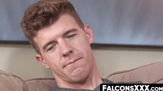 FalconsXXX.com - Deep ass drilling with two horny and gorgeous hunks in a raw session