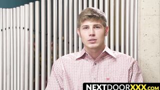 NextDoorXXX.com - Young man's throbbing cock begs for attention in jerk off session