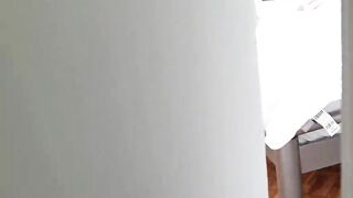 Stepsister caught masturbating