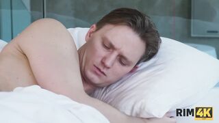 RIM4K. Colleen licks anus and blows penis of her man