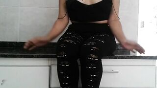 F.G Dancer young wifey sexual undressing full naked performance