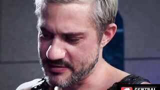 CentralFisting.com - Blond homo spanks and anal fucks a willing gay with glasses