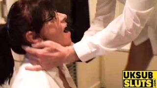 UKSubSluts.com - Horny amateur MILF's big ass and hard pussy banging fun