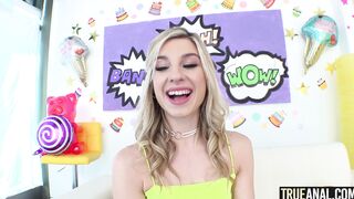 TRUE ANAL Cheerleader Kait cant wait for anal